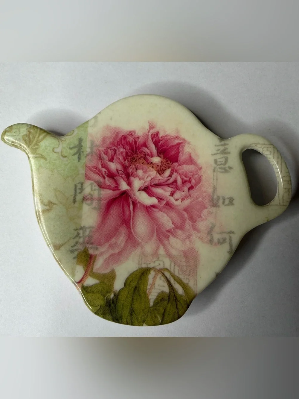 Vintage Melamine Tea Bag Holder Set of 4 Made in Italy EUC
